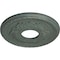 Ekena Millwork Palmetto Ceiling Medallion (Canopies up to 4 7/8"), 12 1/8"OD x 3 1/2"ID x 1"P, Cloud Burst Crackle CM12PMCBC - alternate 4